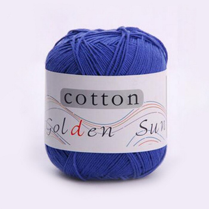 100% 50g/Roll Hand-knitted Cashmere Yarn for hand knitting baby wool hand-knitted Soft hand knitting: Royal Blue
