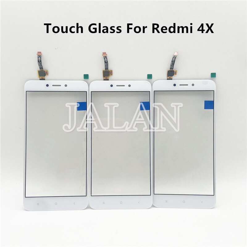 Cristal de pantalla táctil para redmi 4X, repuesto de Panel táctil, digitalizador TP, no funciona, 5 uds.