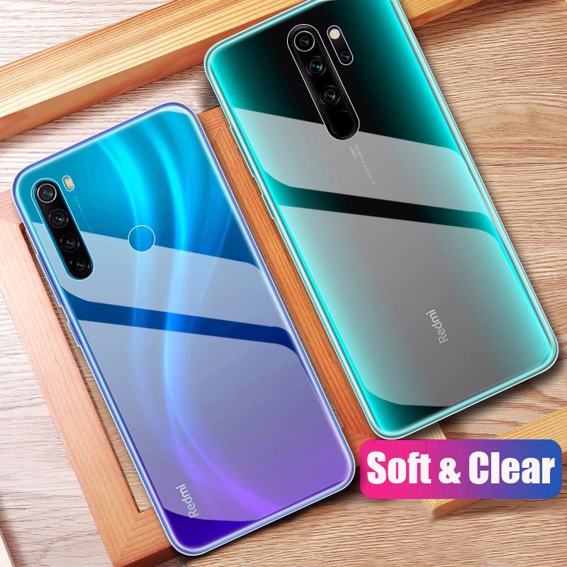 Transaprent Ultra Thin Soft TPU Case For Xiaomi Redmi Note 8 pro 8T Clear Silicone Cover for Xiaomi Redmi Note 8 Pro Note8 8 8A