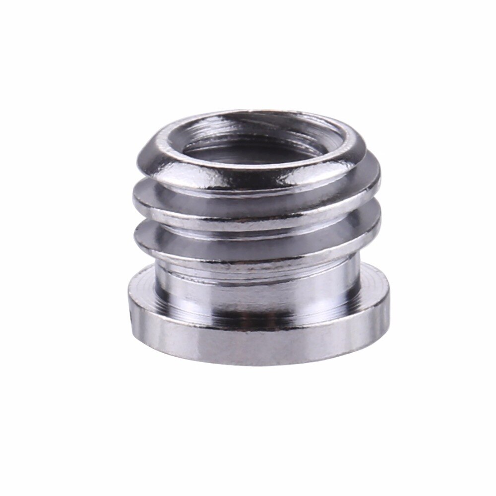 Greluma 10 Stuks Metalen Schroefadapter 1/4" Naar 3/8" - Voor Statieven, Monopods, Kogelkoppen - Verchroomd, Stevig