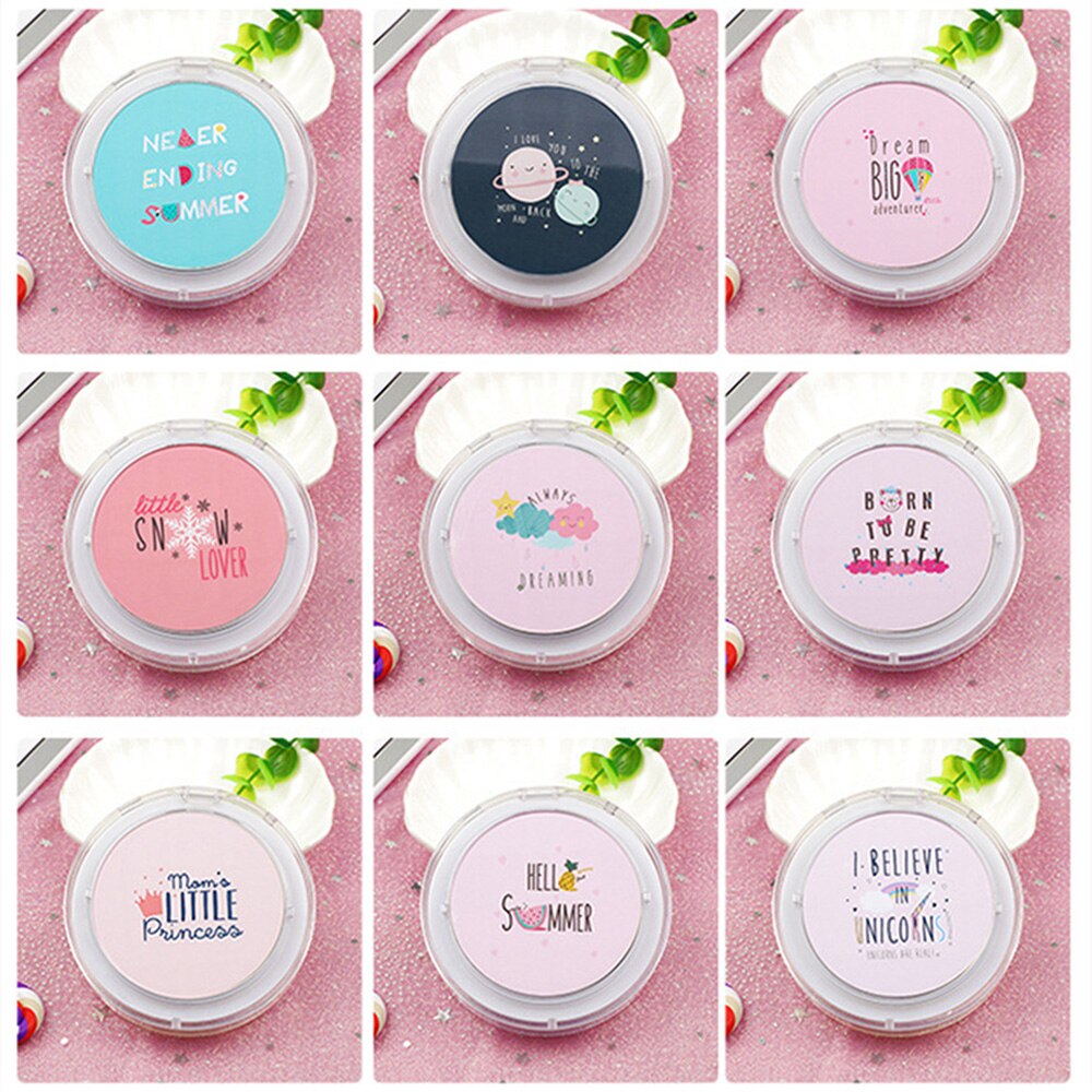 Cosmetic Mini Portable Pocket LED Makeup Mirror with Light Rechargeable Make-up Folding Beauty Mirror Make Up Mirror USB Charing