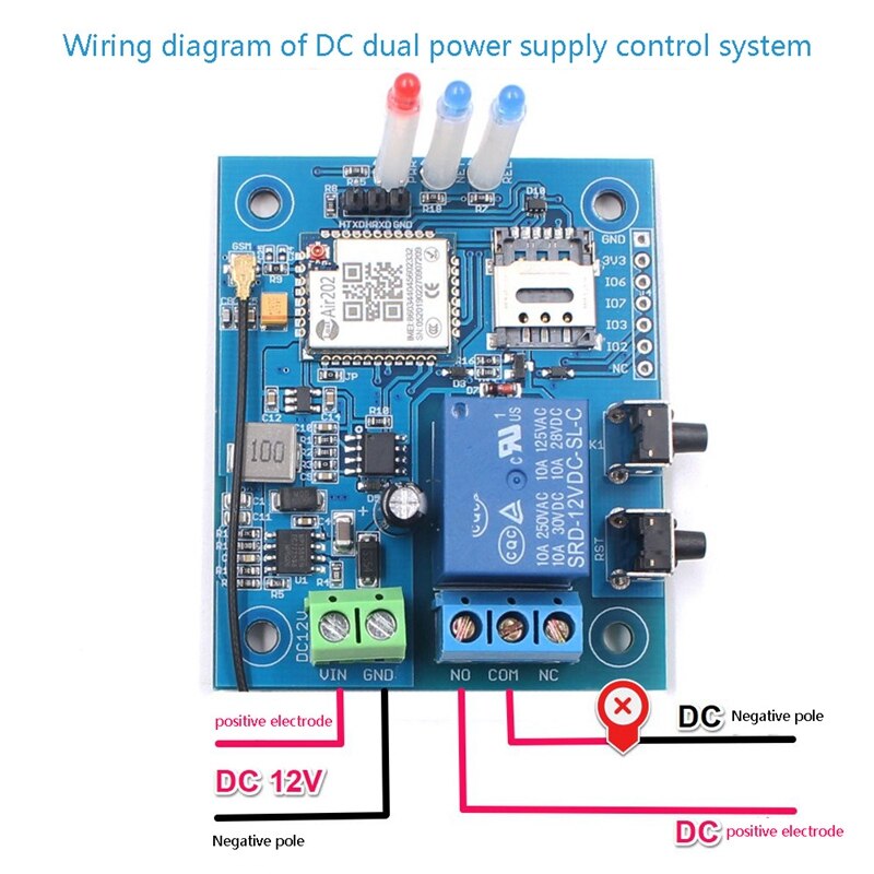 ABHU-GPRS Remote Control Switch IoT Remote Intelligent Home Water Pump Irrigation Intelligent Planting Controller Module