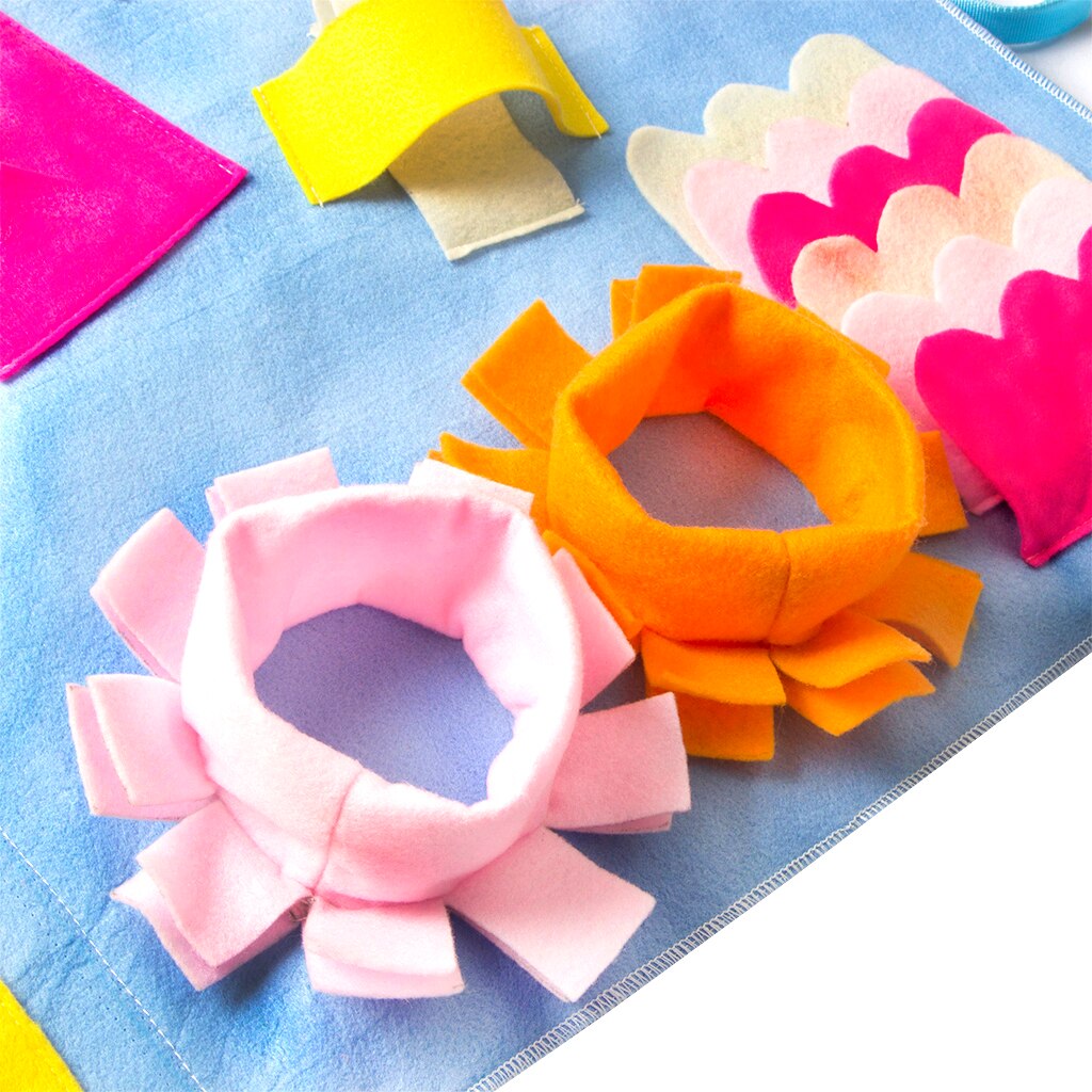 Dog Puzzle Toys Pet Snuffle Mat For Dogs Interactive Feed Game For Boredom Dog Treat Dispenser Indoor Outdoor Stress Relief