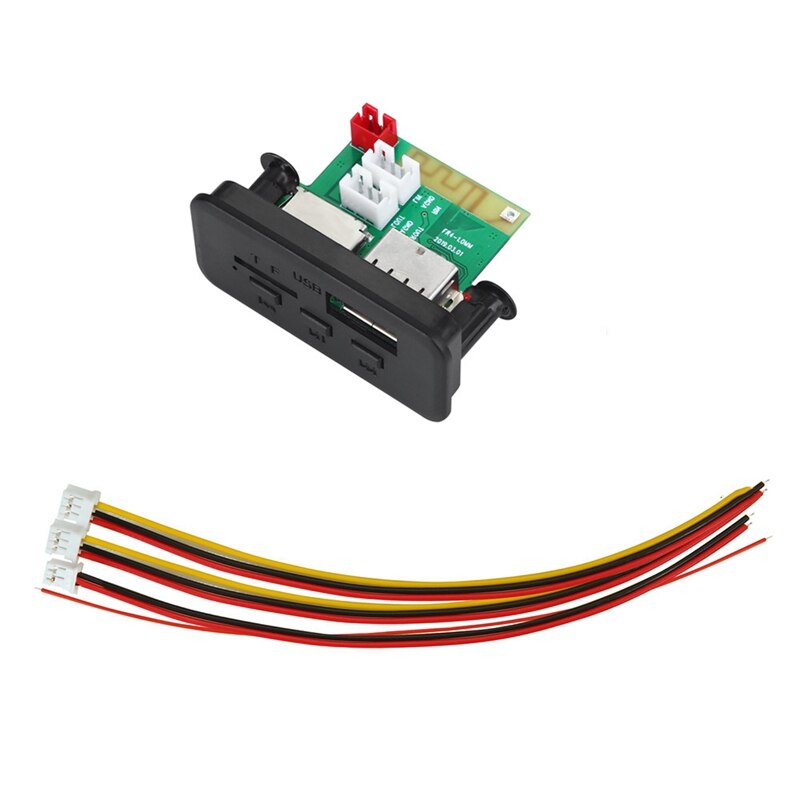 Mp3 dekoderkort bluetooth 5.0 12v bil o modul mini dc wma usb fm tf radio til bil  mp3 tilbehør
