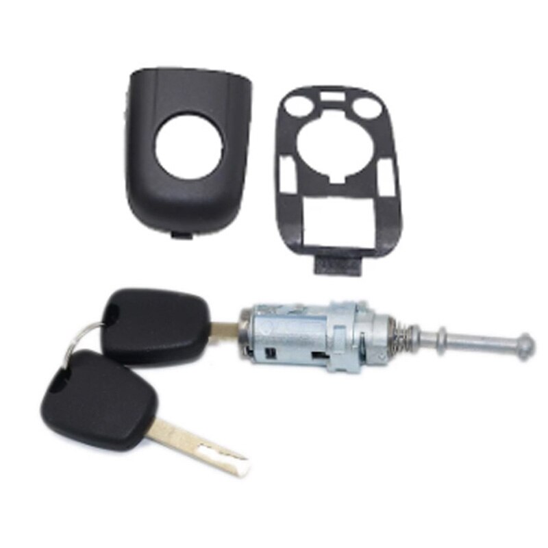 Tapa de la manija de la puerta delantera izquierda con sello, Kit de tapa de la manija, barril de cerradura de la puerta para CITROEN C2 C3 2002 -