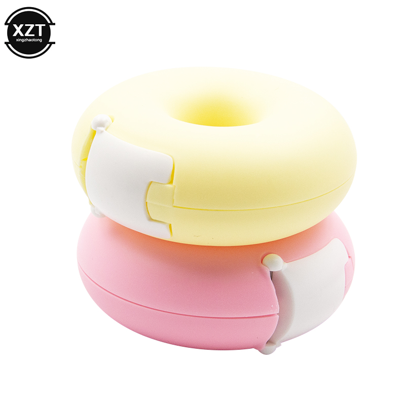 Candy Color Masking Tape Cutter of Love Heart/Donut Shape Washi Tape Cutter Office Tape Dispenser School Supply