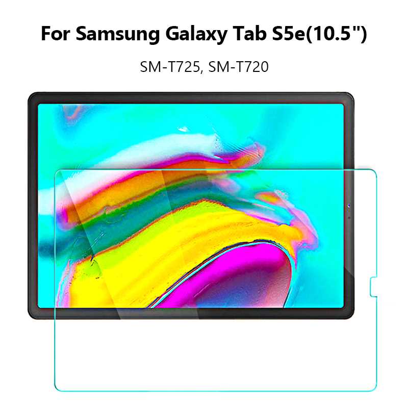 Tempered Glass Screen Protector For Samsung Galaxy Tab S7 Plus S6 Lite S5e A7 A8 A 8 Tablet Glass: Tab S5e