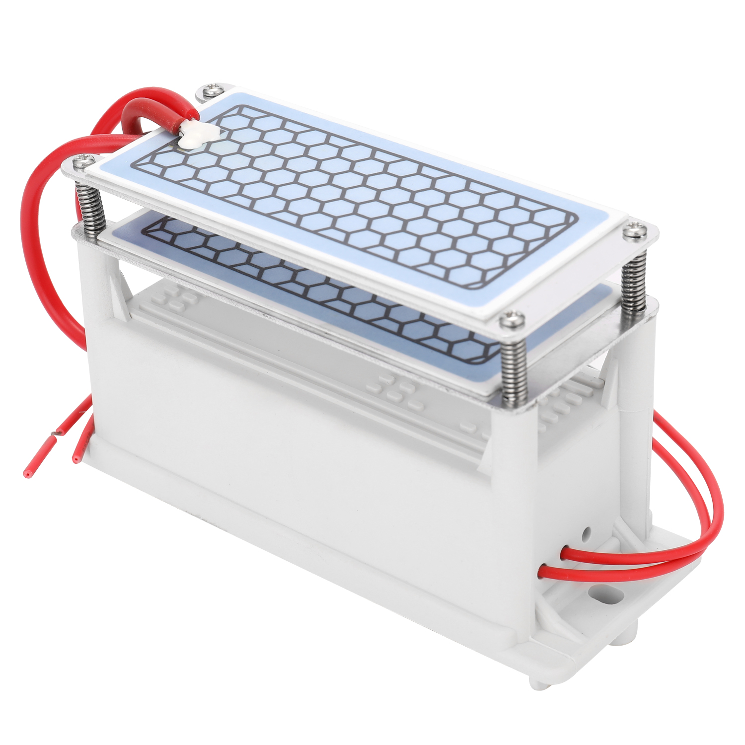 Portable 10g/h Ceramic Ozone Generator Double Integrated Plate Ozonizer Water Air Purifier Portable Oxygen Concentrator Machine