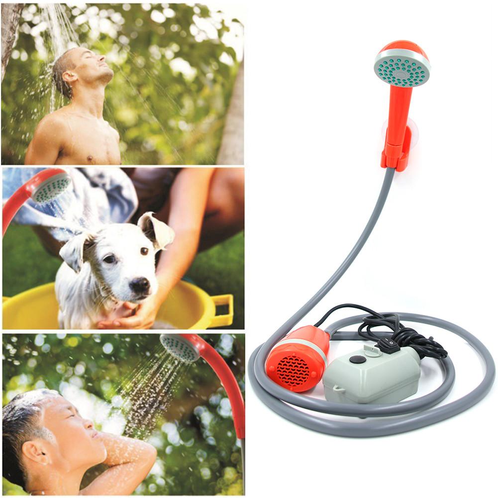 Portable Outdoor Travel Camping Shower Multi-Function Bath Sprayer Rechargeable with 2200MHA lithium battery Car Washing Sprayer