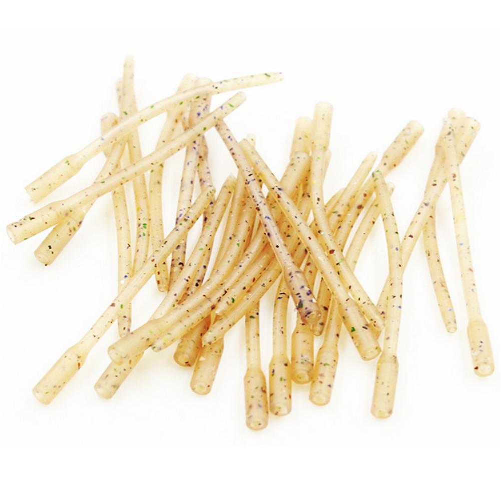 Anti mouwen slijtvaste 10x lange terminal anti-klit mouw verbinden met vishaak karpervisserij uitrusting