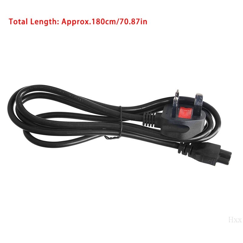 C5 To 3-Pin Laptop AC Adapter Charger Power Lead Main Cable Cord US/UK/EU Plug