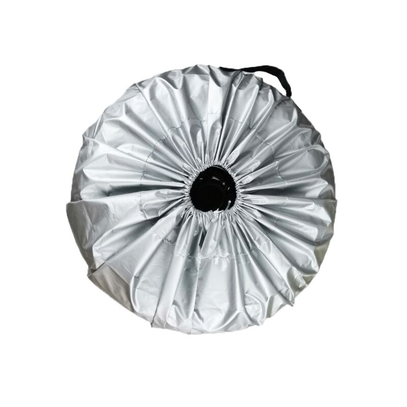 Capa protetora de pneu de carro, capa de prata, pano para reposição de pneus, sacos de armazenamento de pneu para carros, capas de proteção para rodas em 4 temporadas, 1 peça: S