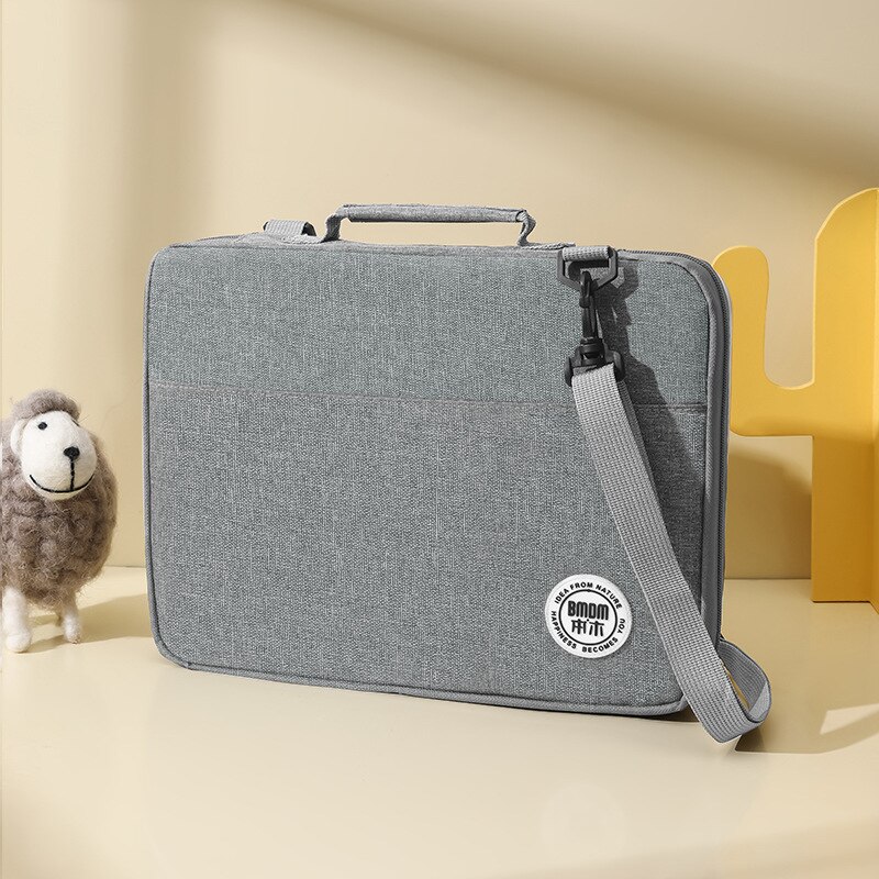 Sac à main pour planche à dessin, sac à bandoulière Portable avec sangle réglable, sac de rangement pour grand tapis de croquis de peinture: Cationic gray