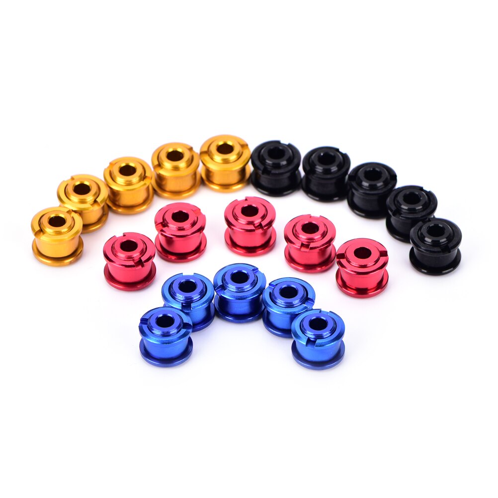 5 PCS CNC 7075 Parafuso Disco para Pedaleira Pedaleira de Bicicleta de Estrada MTB Bicicleta Peças Coroa Parafuso Parafusos da Roda Dentada Da Bicicleta