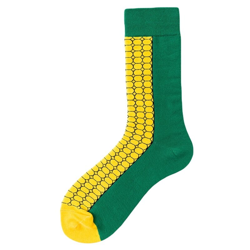 1 paar Katoenen Sokken Streetwear Hip Hop Crew Sokken Harajuku Funky Leuke Cartoon Warm Sport Sokken