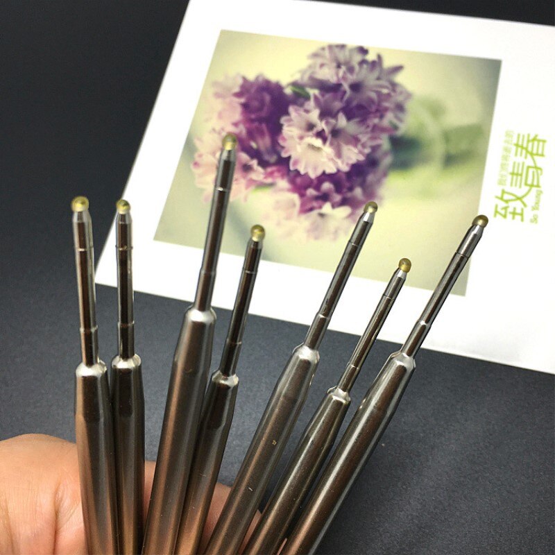 Metal Ballpoint Pen Refills Office School Stationery Pen DIY Choose Blue Black Refills Pen