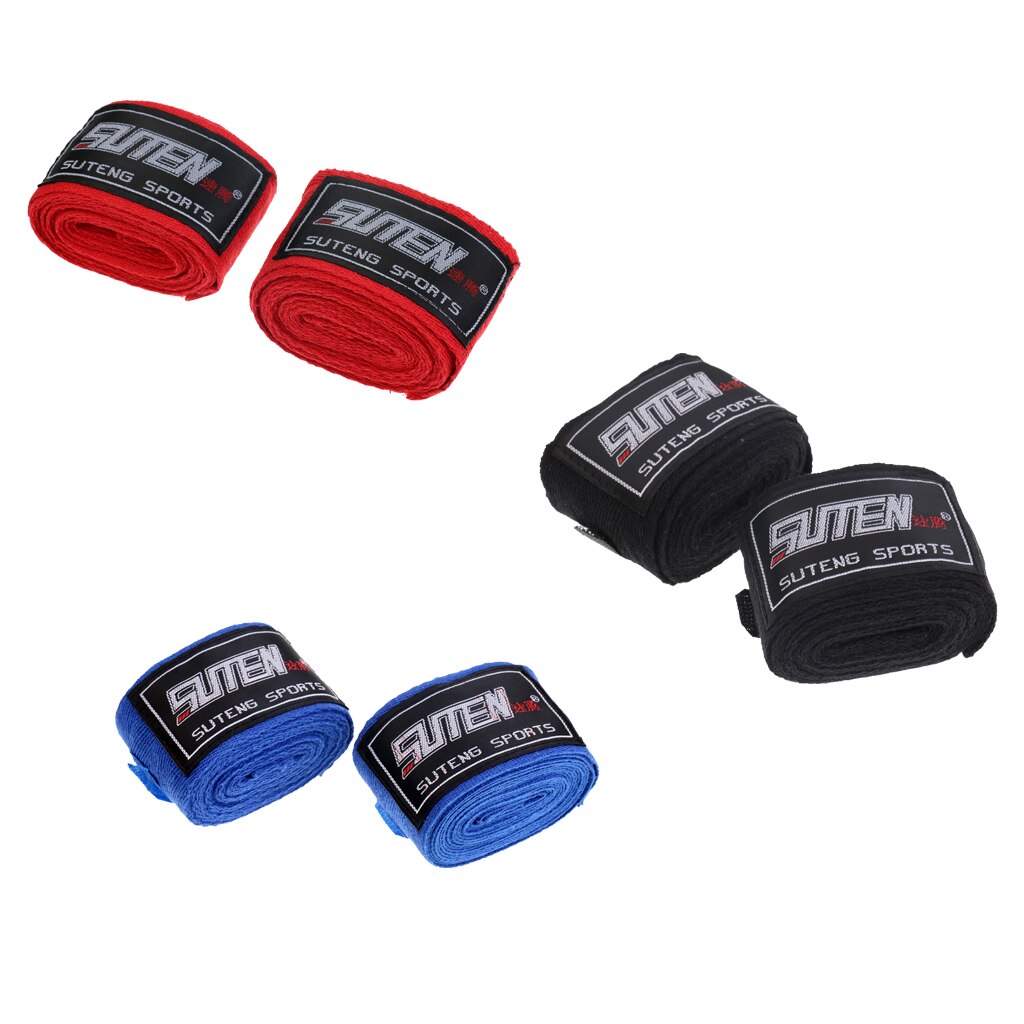 2Pcs Cotton Boxing Hand Wraps Bandages Muay Thai MMA Inner Gloves for Taekwondo Boxing Muay Thai