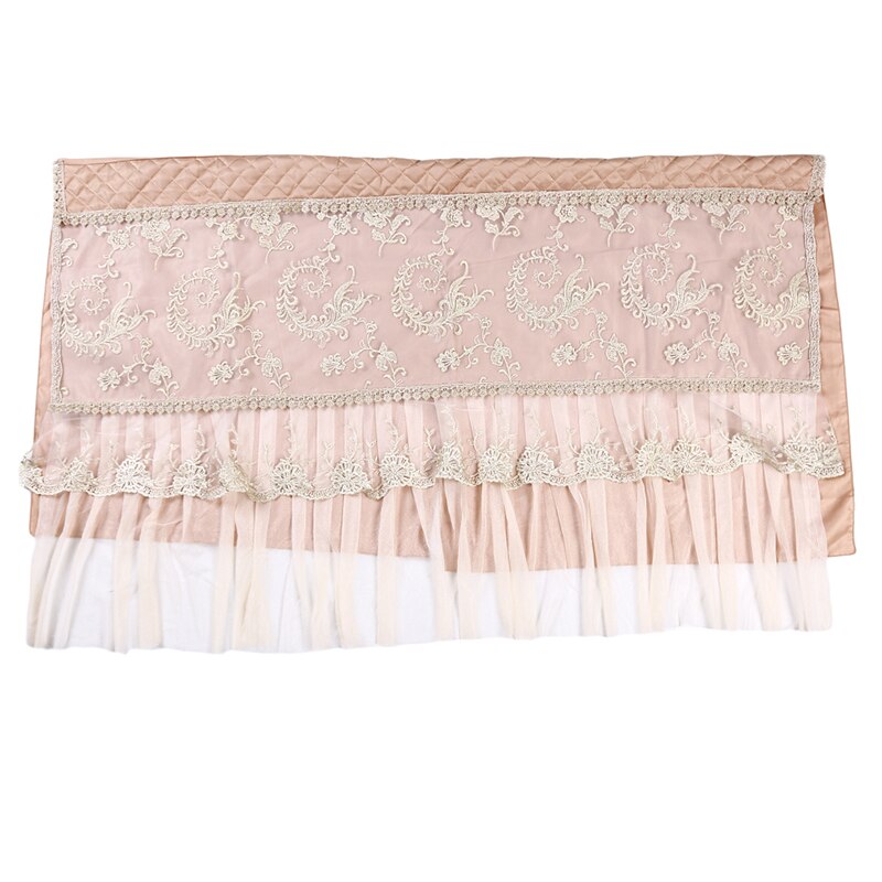 LED Screen Lace TV Television Dust Cover 37-50 Inches LCD TV Cover Cloth Television Dust-proof Microfiber Cloth: Brown 42 inch