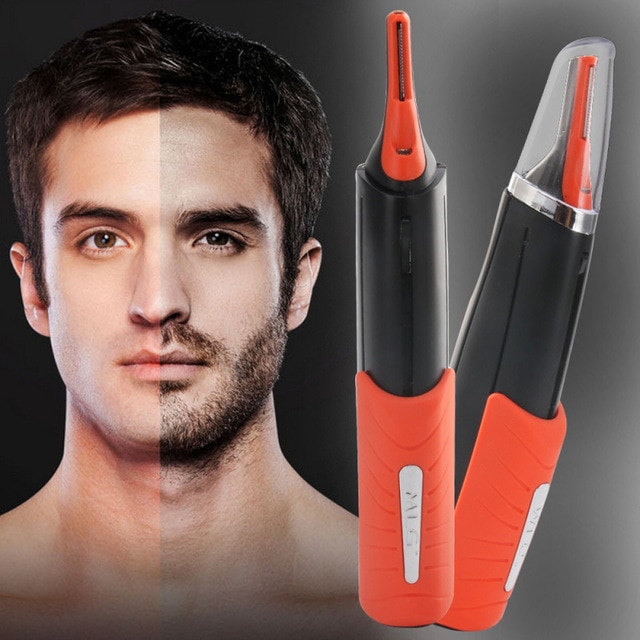 HMT Gesichts Haar Elektrische Rasierer Pflege Entferner Haar Trimmer 2 in 1 Männlichen Switchblade Schnurrbart Bart Augenbraue Haar Trimmer Rasierer: Ursprünglich Titel