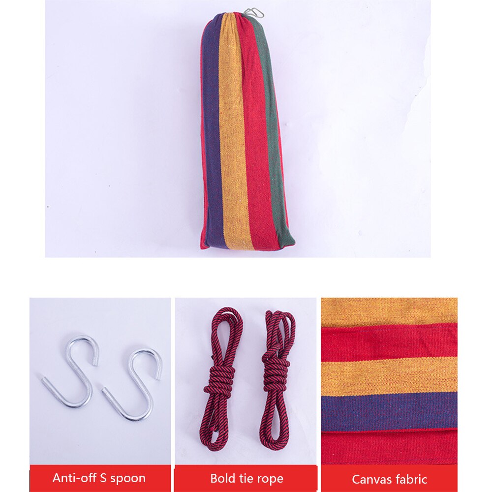 Canvas Bedroom Hanging Hammock Lazy Chair Adults Kids Indoor Portable Relaxation Thickened Outdoor Swing Travel Camping