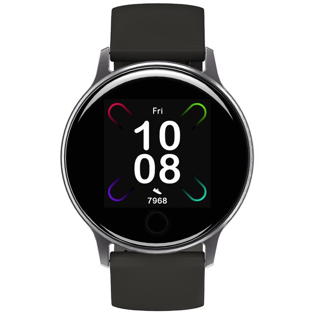 UMIDIGI – montre connectée Uwatch 3S pour Android et IOS, étanche jusqu'à 5atm, avec horloge, moniteur de fréquence cardiaque et de sommeil: Space Gray