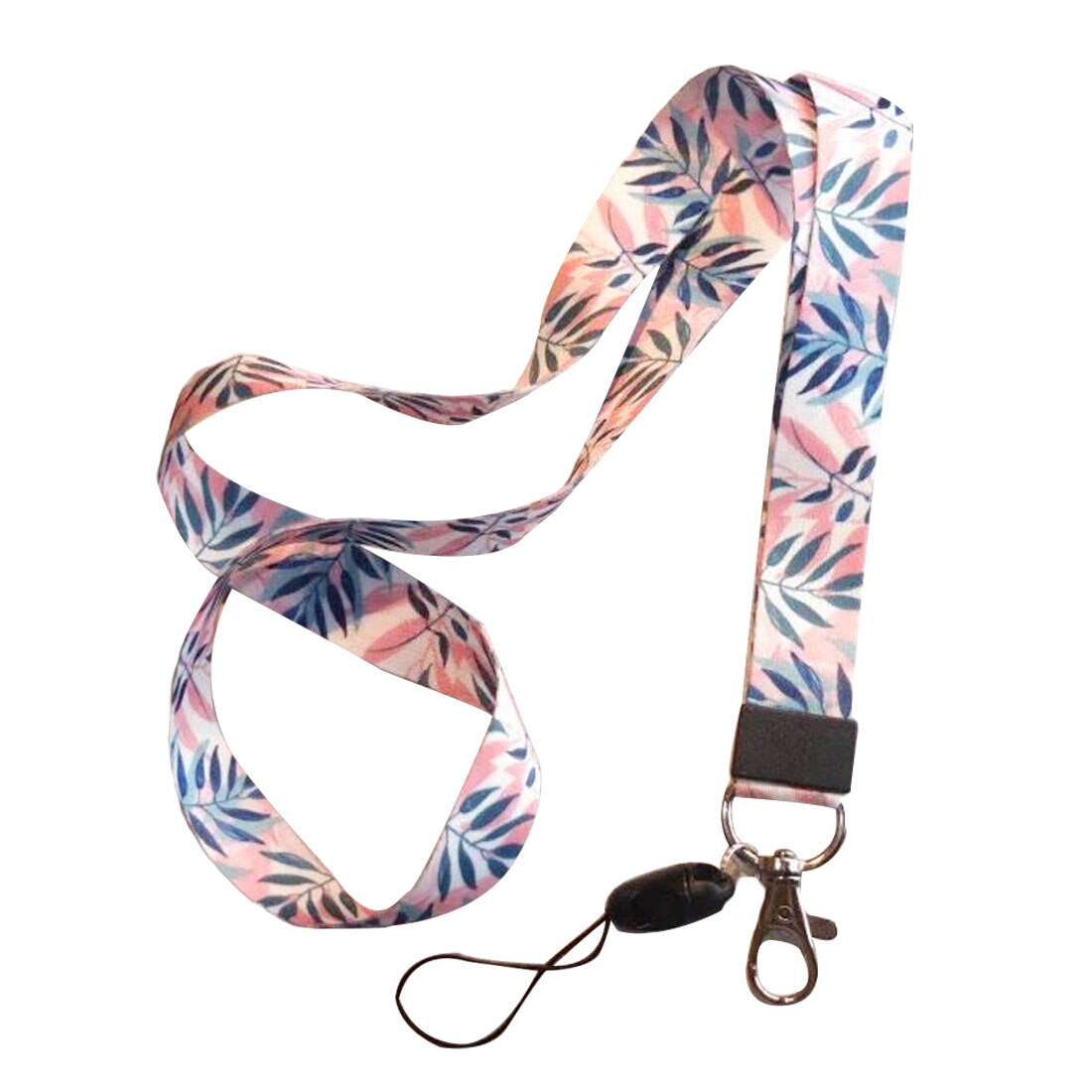 USB Badge Holder DIY Hang Rope Lariat Lanyard Flower Lanyard Neck Strap for keys ID Card Mobile Phone Straps for Huawei: 01