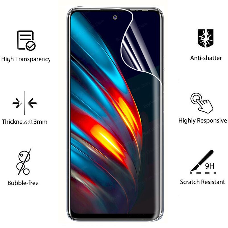 4 In 1 Hydrogel Film Voor Tecno Pova 2 Screen Protector Beschermende Films Voor Tecno Pova 2 Pova2 Veiligheid Film niet Glas