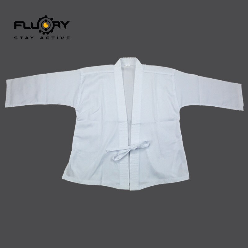 Uniforme de karate adulto masculino y femenino niños algodón karate trajes blanco Tae kwon do uniformes