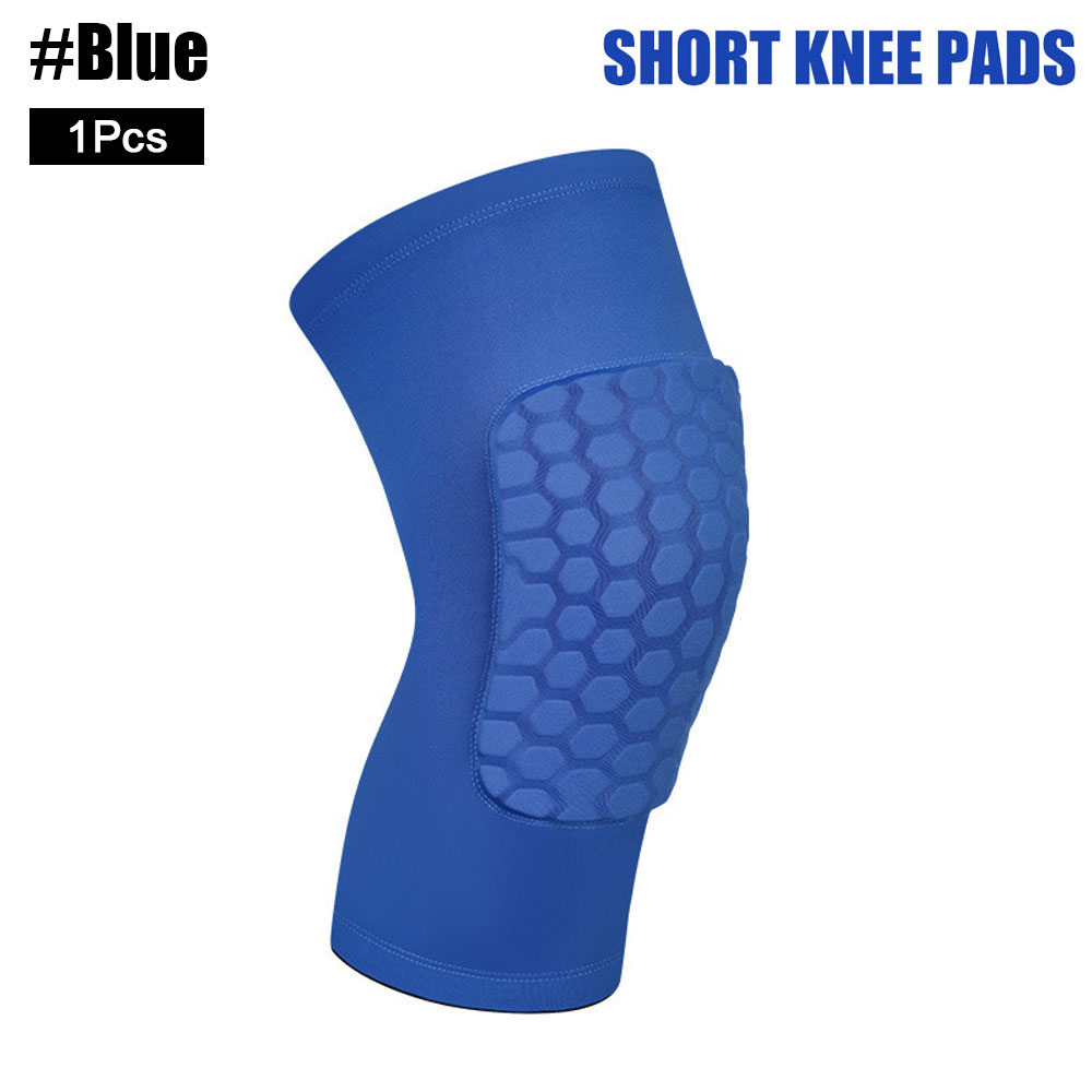 1Pcs Basketball Volleyball Knee Pad Honeycomb Foam Support Compression Leg Sleeve Knee Brace Support Sports Fitness Equipmet
