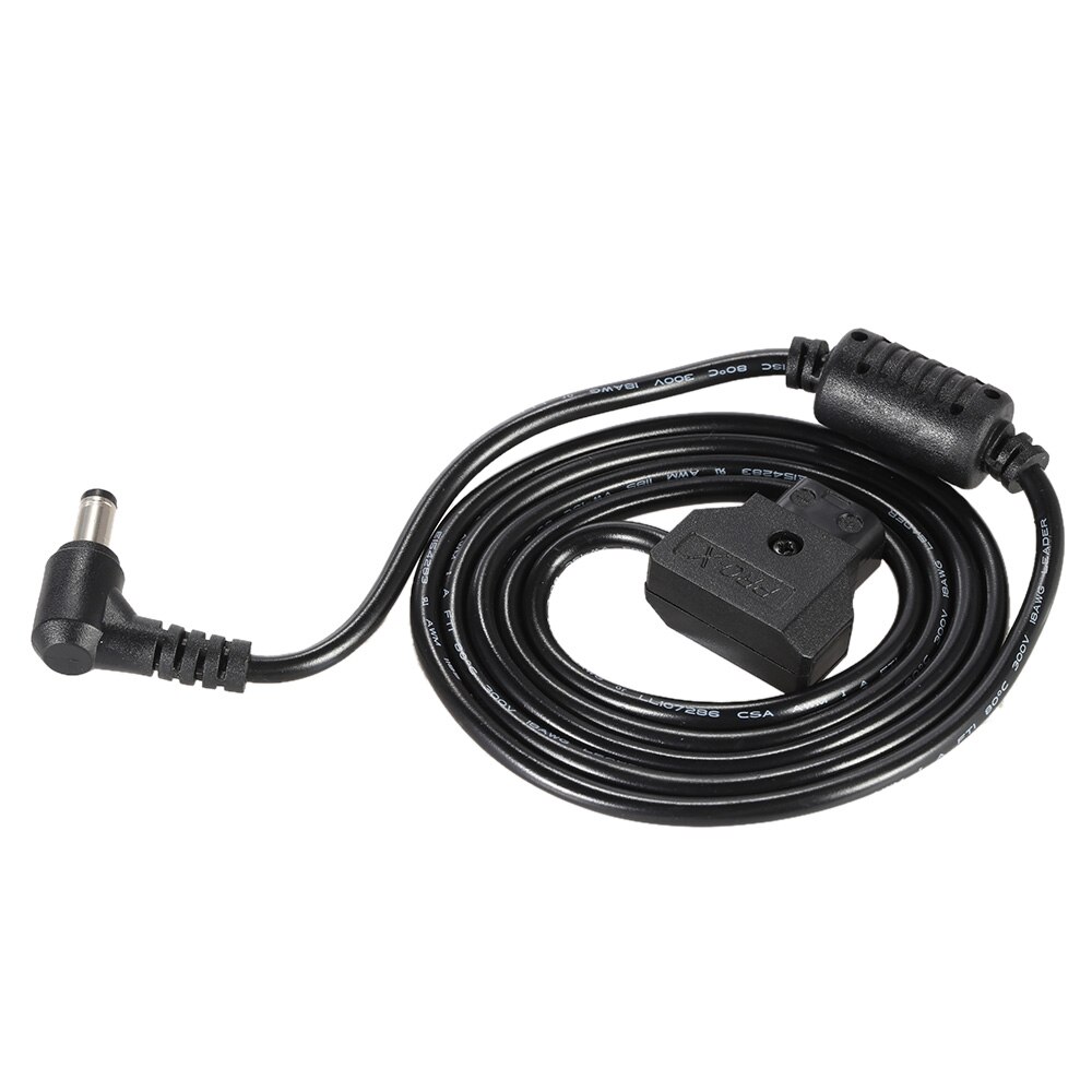 113 cm de Comprimento D-Tap Conector Macho de 2 Pinos para DC 5.5*2.5mm Plug Cabo de Alimentação Cabo para BMPC DSLR Rig BMCC fonte de Alimentação