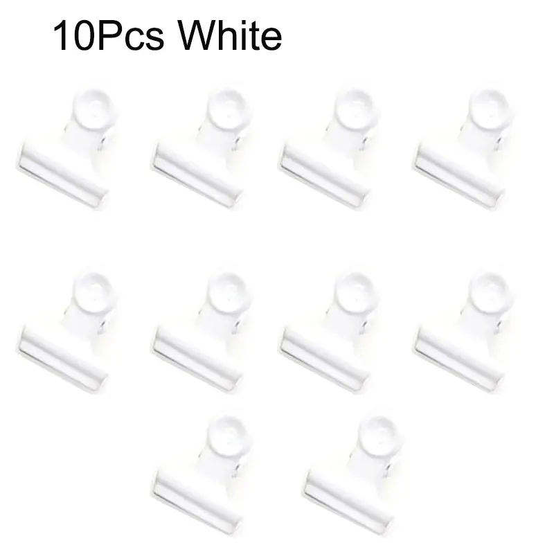 10Pcs Bulldog Clips Mini Metal Hinge Clips Tiny Binder Paper Clamps Fabric Sewing Clip for Paper DIY Art Crafts Photo Wall Decor: Black Nickel