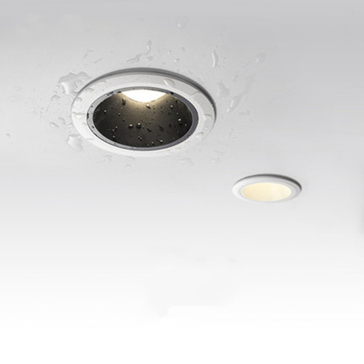 Baderom Vanntett LED Innfelt Lys 9W-25W IP65 - Utendørs Spot