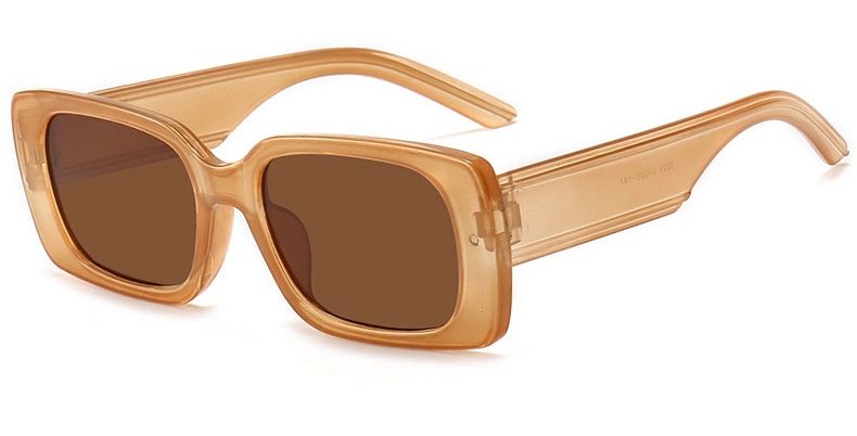 Occhiali da suola quadrati da donna neri progettista di marca di lusso Occhiali da suola con montatura grande Occhiali da suola rettangolari Vintage ▾ femminili retrò: giallo