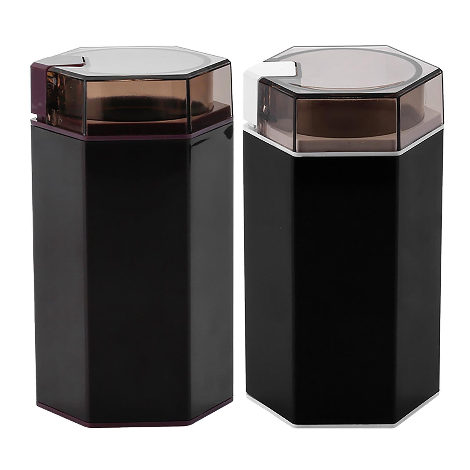 Countertop Electric Coffee Grinder Compact Size Spice Mill 304 Stainless Steel Blade for Herbs Coffee Espresso Latte Home