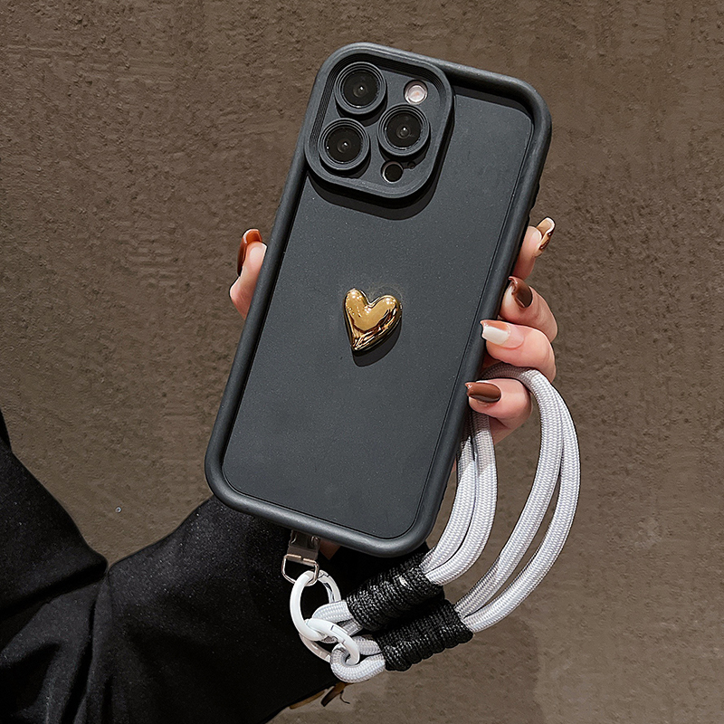 Con cordón corazón funda de teléfono suave para Huawei nova Y91 funda Huawei nova Y91 funda de teléfono STG-LX1 STG-LX2 contraportada: Azul cielo