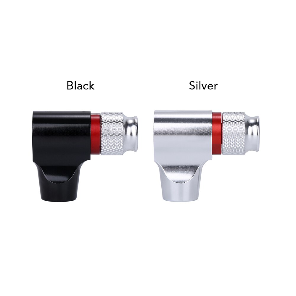 Adaptador de Inflador de CO2 para bicicleta, Mini cabezal de inflado de CO2 Compatible con válvulas Presta y Schrader