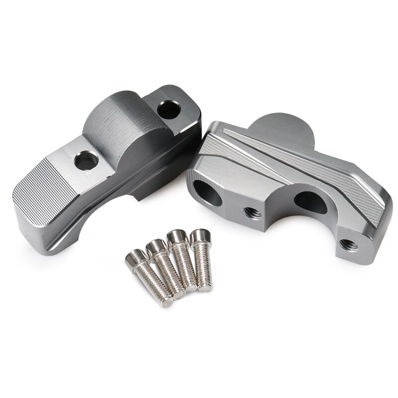 1 paar Motorrad Lenker Erhöaufgehängt Steigleitung Montieren Lenker Klemme Verlängerung Adapter für Honda CB650R CB650 CB1000R: dunkel khaki