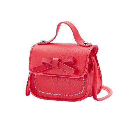 Kids Meisjes Messenger Bags Prinses Schoudertas Handtas Solid Strik Portemonnees: B