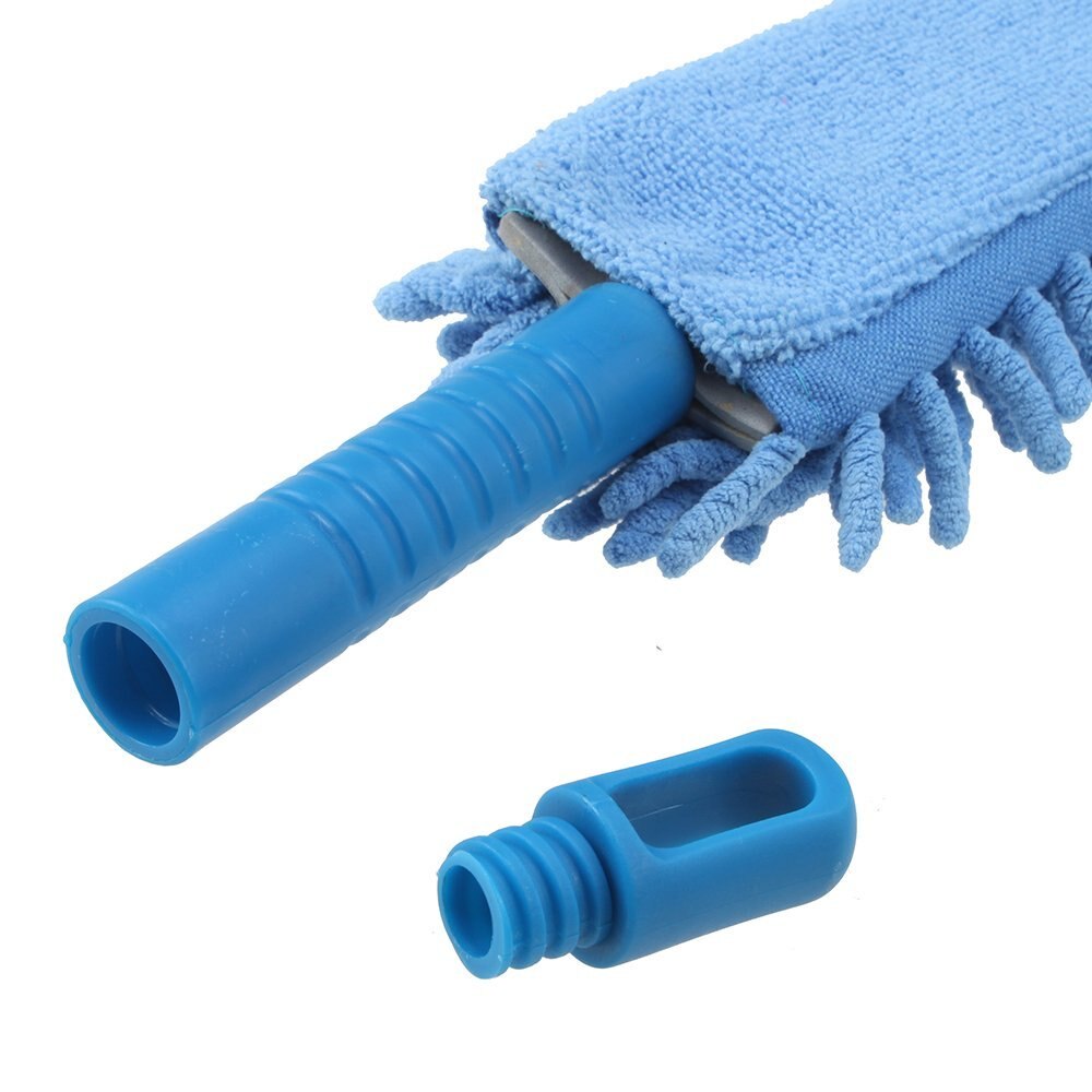 SZS Flexible Chenille Bendable Microfiber Cleaning Duster Brush Random Color