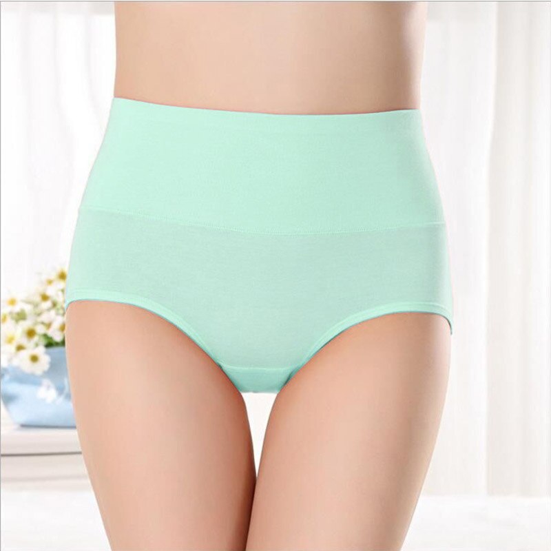 Couleur bonbon confortable Postnatal x-large sous-vêtements réglable doux taille haute 1PC coton porter fesse ventre en élastique