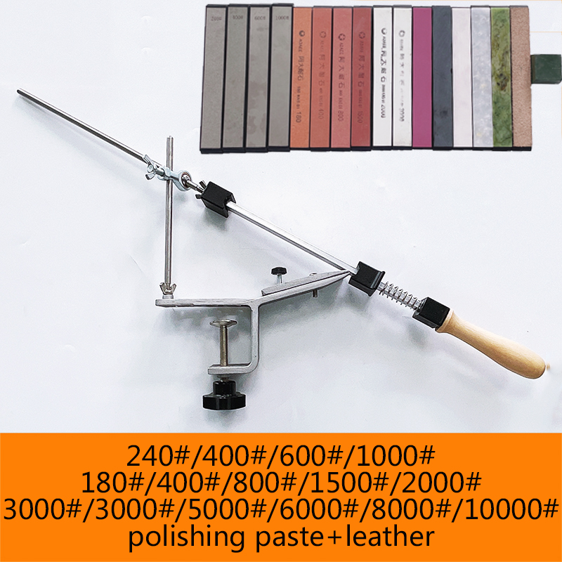 Sharpener Fixed Angle Sharpener Ruixin Sharpener Mini Chisel Manual Knife Diamond Sharpening Stone: set-L