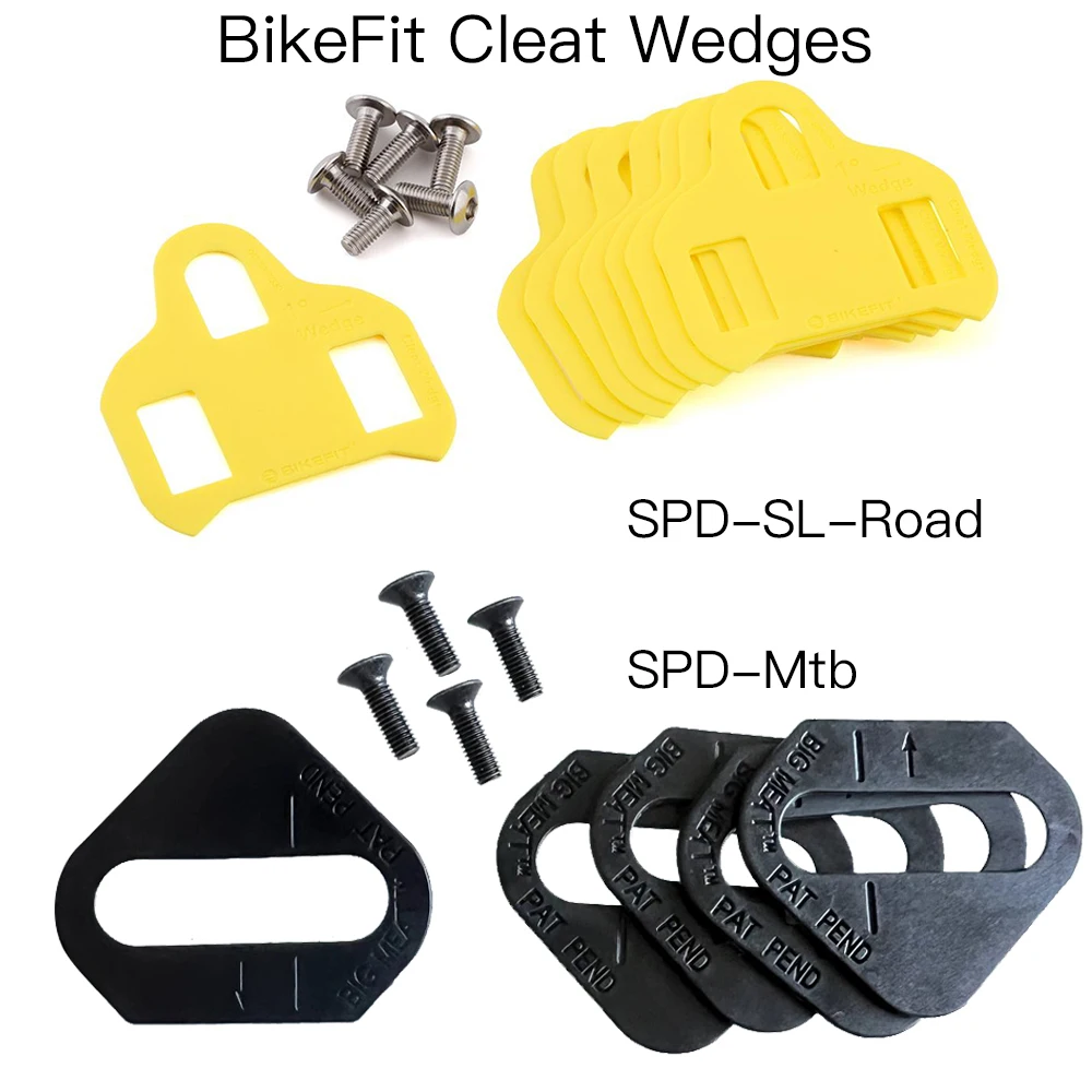 BikeFit Cleat Wiggen voor Shimano Road SPD-SL KEO & MTB SPD ATAC SpeedPlay Crank Bros Schoenplaten 8 stks/pak Fiets Fitting