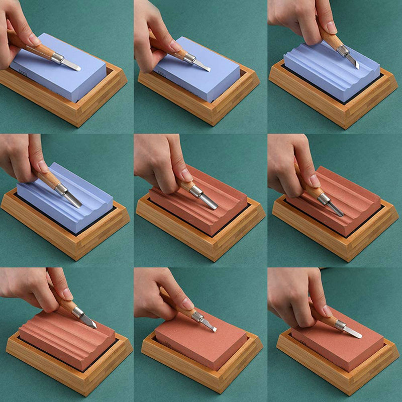 Carving Messer Schleifstein Whetstones Schnitzer Schärfen Steine Wasserstein Holzbearbeitung Holz Carving Werkzeuge Meißel Gouges