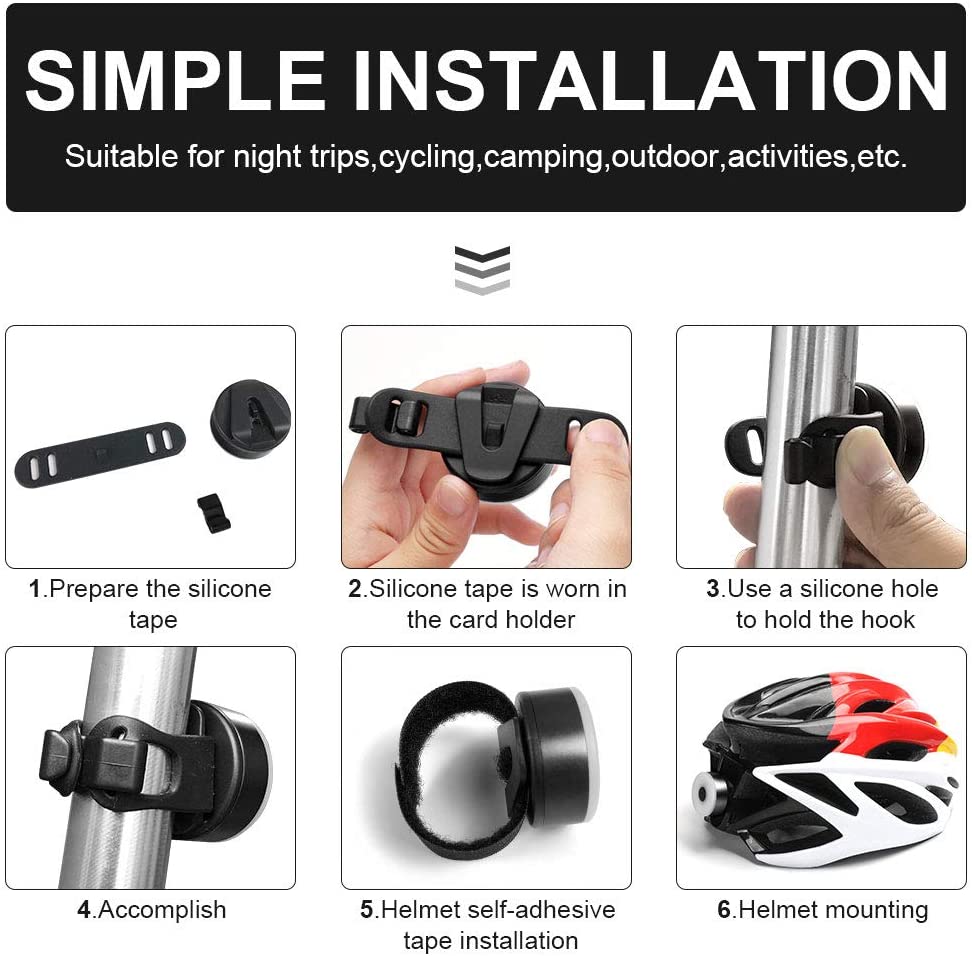 Bicycle Taillight Bike Rear Light Multi Lighting Modes Smart Sensing IPx6 Waterproof LED Charging Cycling Accessories