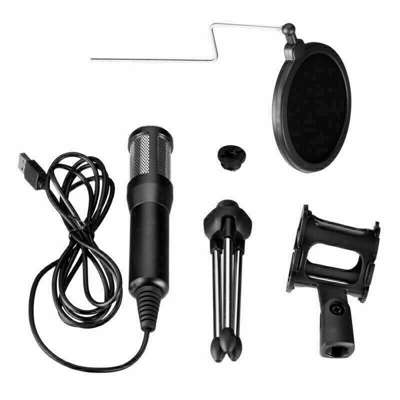 ZealSound Microfoon voor pc, mini-USB-condensatormicrofoon voor iPhone/Mac/computers/PS4&5, cardioïde microfoon voor gamer, podcast, spraakdubbing, opname, Youtuber, contentmaker, ASMR