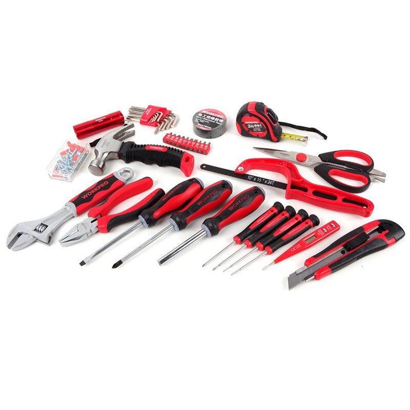 39-piece/Set Portable Household Tool Kit Auto Repair Tool Box Set Hardware Hand Tool W1139 Multi-function Auto Repair Tool Set
