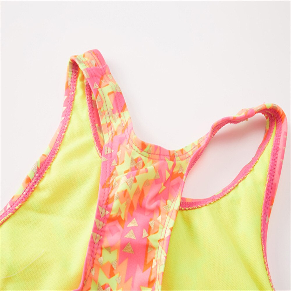 Girl's Cross Straps Two Piece Tankini Swimsuit купальник For Girls Two piece Swimsuit Kids Girls BIKINI Set Bathing suit