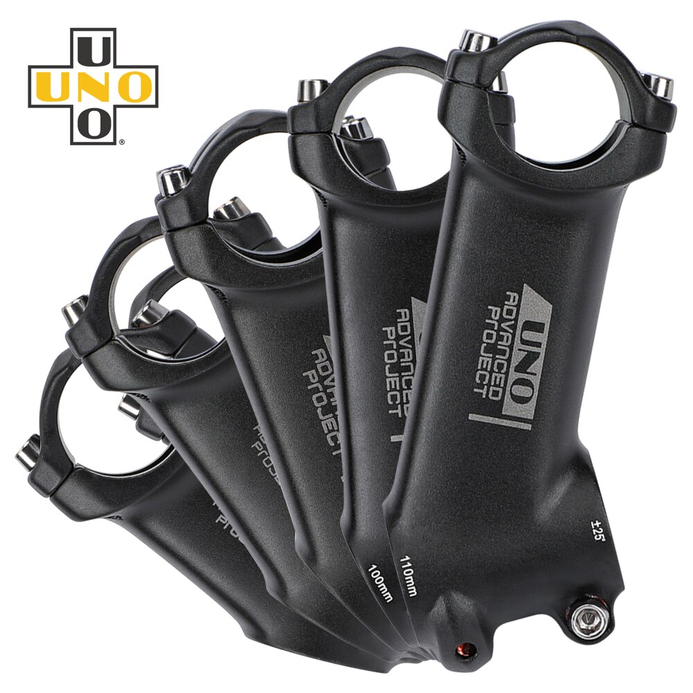 UNO 25 stopni Droga mostek rowerowy kierownica mtb trzon wspornik rowerowy Handlear pion stop 31.8mm 70/80/90/100/110mm części robić roweru górskiego