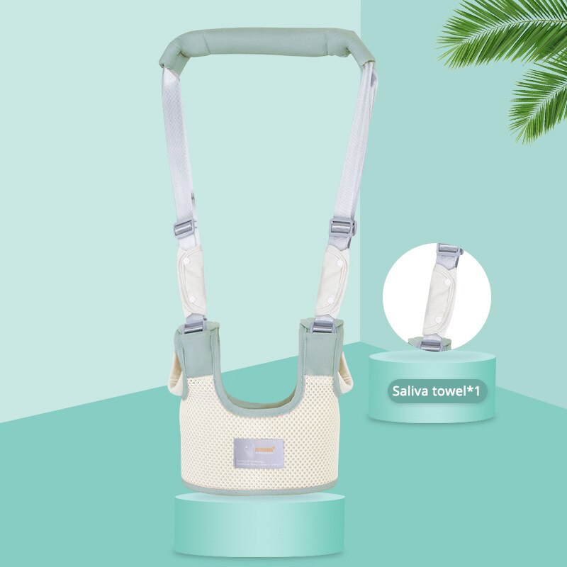 Honeylulu Ademend Loopstoeltje Riem Baby Harness Leash Voor Kinderen Anti Verloren Veiligheid Learning Walk Afneembare Peuter Rugzak: green Breathable