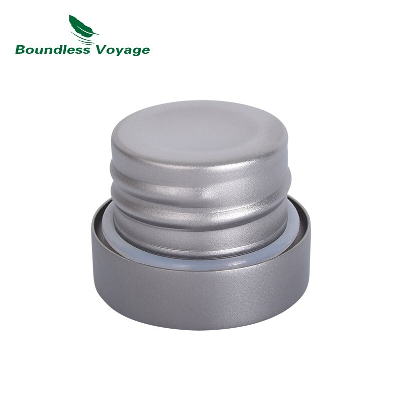 Boundless Voyage 750ml Titanium Sports Bottle with Hanging Lid 420ml Tea Cup Outdoor Camping Cycling Wide-mouth Water Bottle Mug